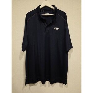 Under Armour BYU Cougars Embroidered Navy Men's XXL Polo